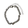 Sideris chain bracelet - silver colors