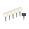 Grundig - Komplet od 5 LED RGBW solarnih svetiljki, LED/3,2V, 600 mAh, IP44