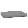 Vidaxl Blazina za palete siva 120x80x12 cm blago