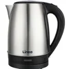 LINEA LKE-0616 Električni bokal za vodu, 1.7l, Crno-srebrni