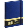 nb grafo Notes A5 črte trde platnice, 96 listov, z elastiko, 0346.07, Acapulco moder