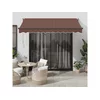 Tenda na ručno uvlačenje smeđa 300 x 250 cm
