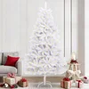 Umjetno božićno drvce Bijelo 240 cm PVC i metal