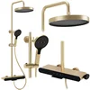 Komplet za prhanje REA Farel Brush Gold