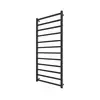 Peškirni radijator za kupatilo INOX TOKIO 233W/230V 117x53 cm nerđajući čelik/crna