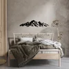Wallity Zidna dekoracija Mountain-285, 16x68 cm, 1.5 mm, Crna