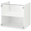ENHET Podni element s policom, bela, 80x60x75 cm