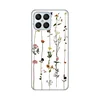 Silikonska maska za Honor X8 Flower Print Skin bela