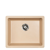 Metalac X Quadro U50 Podgradna sudopera, Šampanj, fi 90, 570×470 mm
