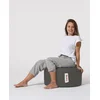 Atelier del Sofa Lazy bag Round Pouf Fume, Sivi