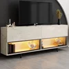 HANAH HOME TV Polica Ekol Down Travertine