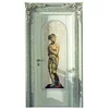 Casa Padrino luxury baroque apartment door white/silver/gold 129 cm - Made in Italy