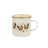 Emajlirana skodelica Golden Hen 10 cm 740 ml