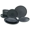 Creatable Jedilni Servis Uno Black Lava Stone, 12-Delni
