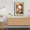 Wallity Dekorativna uramljena slika, 43x63cm, Šarena