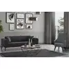 Atelier del Sofa Trosed na razvlačenje Cofi 90x80x222cm Antracit
