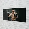 tulup.si Slika na steklu Moški rokavice 100x50 cm 2 obešalnika