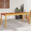 vidaXL Vrtna jedilna miza 180x90x75 cm trden akacijev les
