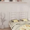 Vidaxl vidaXL Vzglavje postelje belo 126x4x100 cm masivni borov les