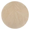 Bež volnena okrogla preproga o 160 cm Leaf - Flair Rugs