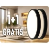 LED kupatilsko stropno svetlo 36 W, 230 V, IP44, 4000 K, prečnik 35 cm, crno
