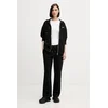 Pulover Dkny ženski, črna barva, s kapuco, DP6J9665