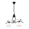 Luster na lancu RETRO 2xE27/60W/230V mat crne boje