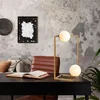 Opviq Stona lampa Corner-15021, 25x25x55 cm, IP20, Zlatne boje