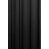 Polydecor 3D WPC dekorativni zidni panel Black matte, paket od 2 panela, Crni