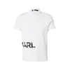 Karl Lagerfeld Majica temno zelena/črna/bela