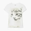 Cropp - Bela majica s printom - other
