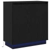Sideboard Crni hrast 71 x 34.5 x 75 cm Konstruirano drvo