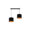 Candida Viseća Lampa Black 2X40W E27 Black Lampshade