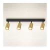 Brilagi - LED RGBW prigušiva spot svetiljka SELE GOLDEN 4xGU10/6W/230V crna/zlatna