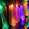 Solarne lampice - kapljice leda - ŠARENA
