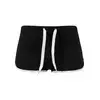 Womens French Terry Hotpants blk/wht