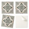shumee PVC stenske ploščice samolepilne z rastlinskim vzorcem v kvadratu 20x20x20 cm
