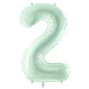 Folija balon številka 2 TWO zelen 72 cm
