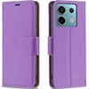 GS Xiaomi Redmi Note 13 Pro 5G preklopni ovitek, denarnica iz usnja Litchi, vijolična