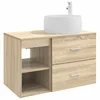 Set namještaja za kupaonicu 2 pcs Hrast sonoma