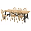 SKOGSTA / SKOGSTA Sto i 6 stolica, bagrem/bagrem, 235 cm