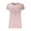 GUESS Majica Triangle Ombre rosé
