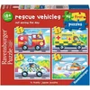 Ravensburger Moja prva sestavljanka: Reševalna vozila 4v1 (2,3,4,5 kosov)
