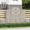 Gabionska košara s lukom 200x30x160/180 cm pocinčano željezo