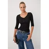 Trendyol ženska bluza Twoss26Bz01006, crna