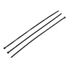 shumee Kabelske vezice, kabelske vezice, vezice za vezice, kabelske vezice, 12,0 x 750 mm 100 kos v vrečki črne UV obstojne, Teger