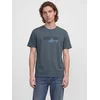 JACK & JONES Majica JJJADE pastelno modra/siva/črna