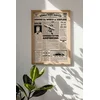Uokvirena slika Wallity NWSPPRMDL1, 33x48 cm