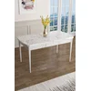 Hanah Home Trpezarijski sto Han, 114x78x70 cm, Beli