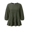 Imily Bela Bluza temno zelena
